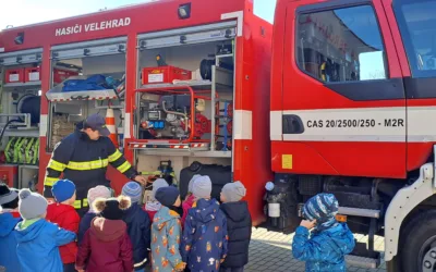 Návštěva hasičské zbrojnice na Velehradě